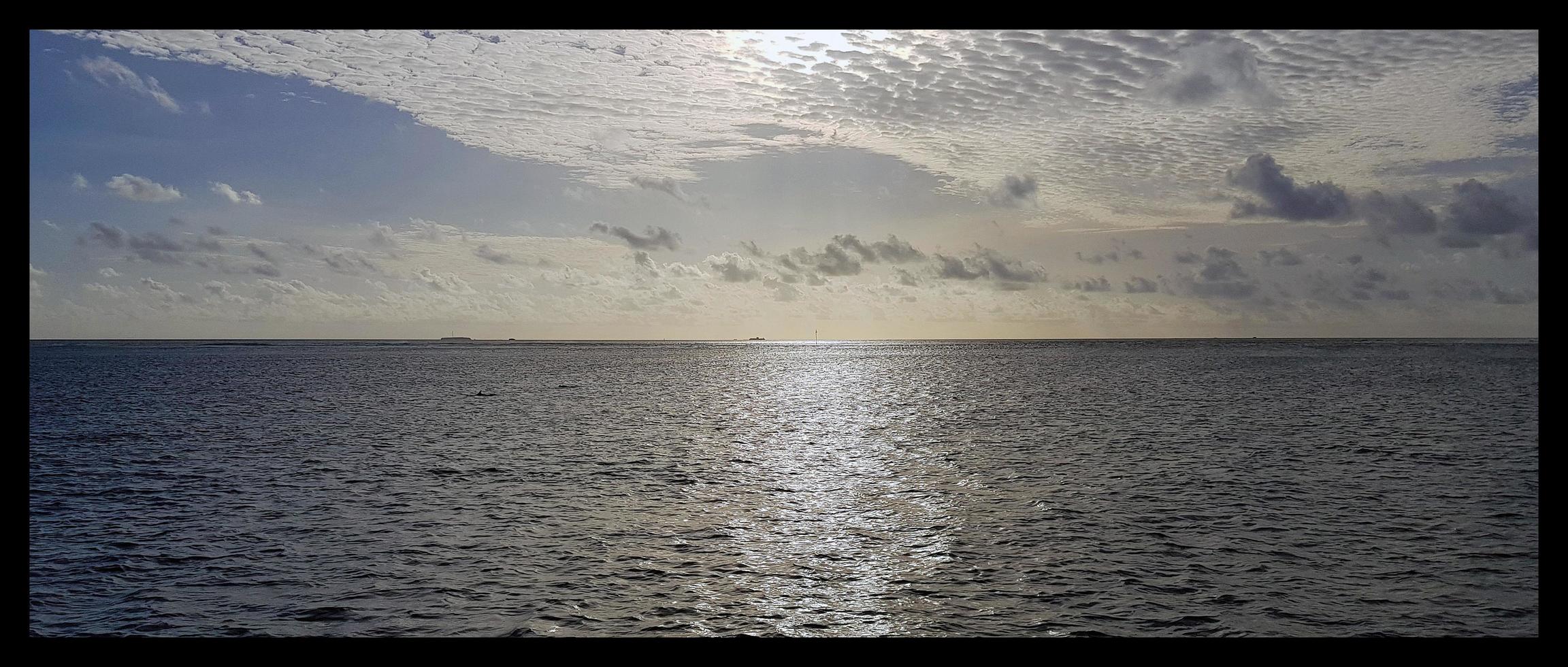 panoramautsikt över indiska havet foto