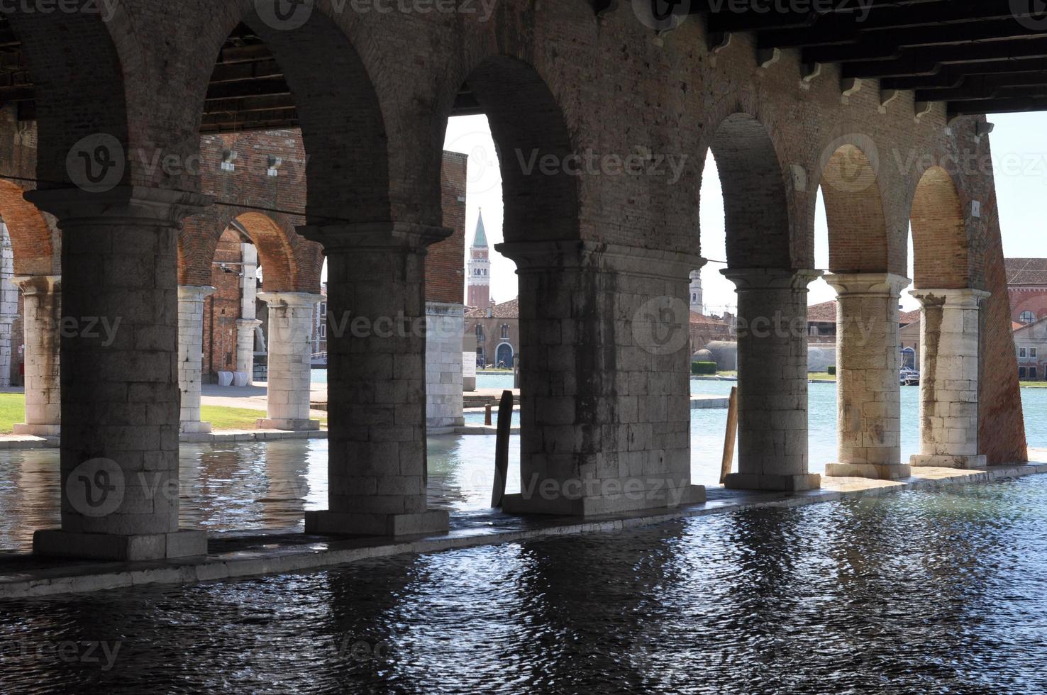 venetiansk arsenal arsenale veneziano i Venedig venezia, Italien foto