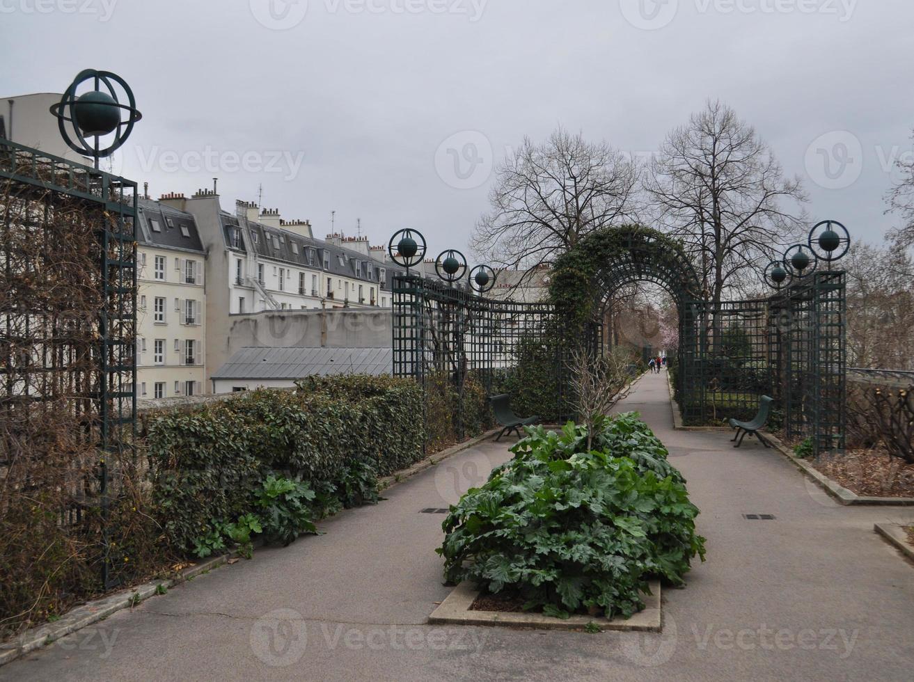 utsikt över staden paris foto