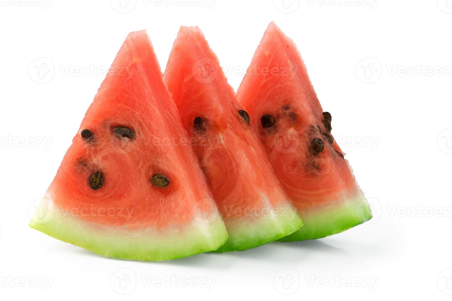 skivad vattenmelon foto