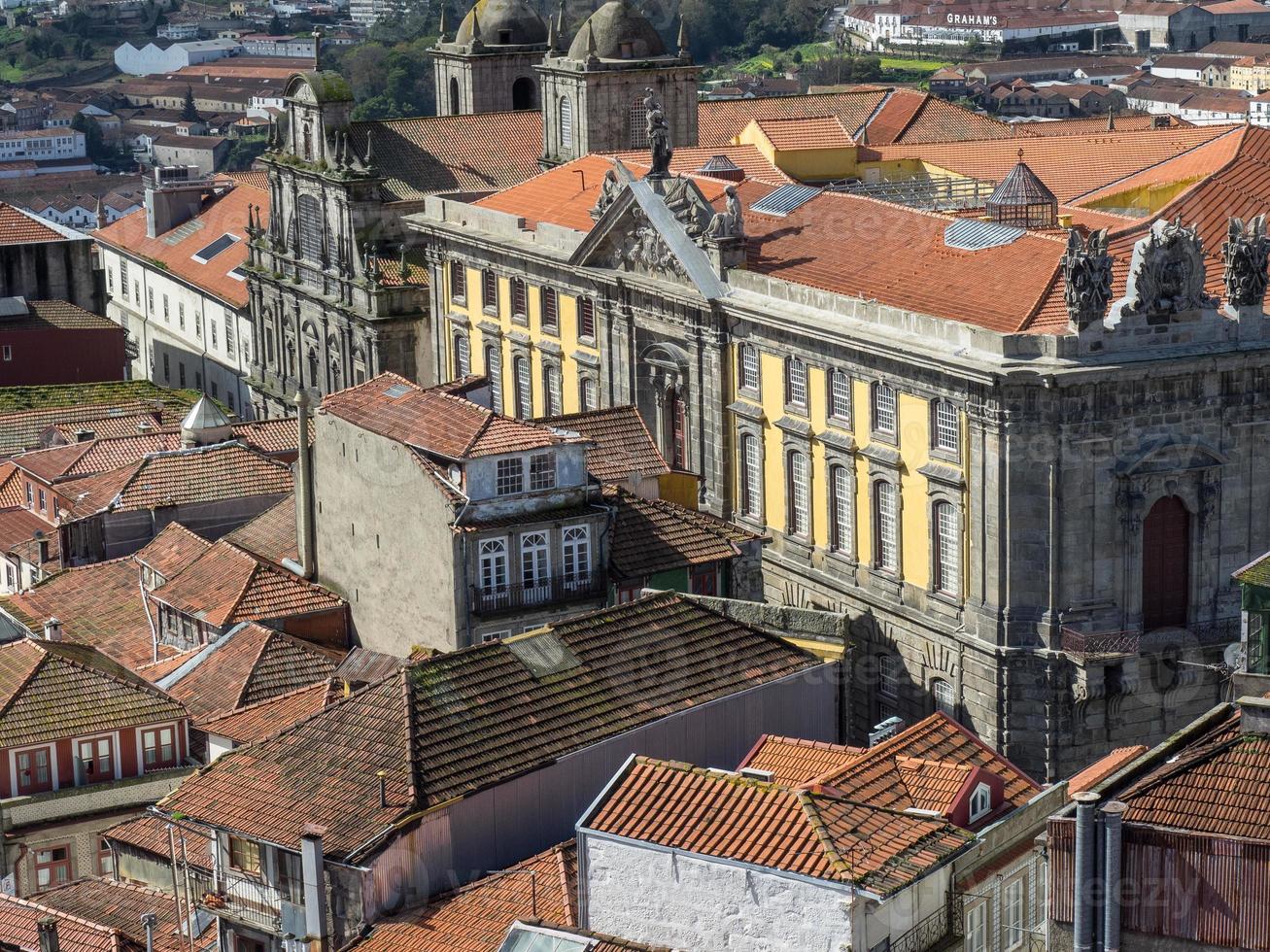 floden douro och staden Porto foto