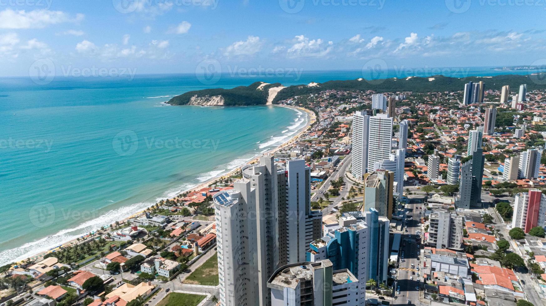 vacker flygbild över staden Natal, rio grande do norte, Brasilien. foto