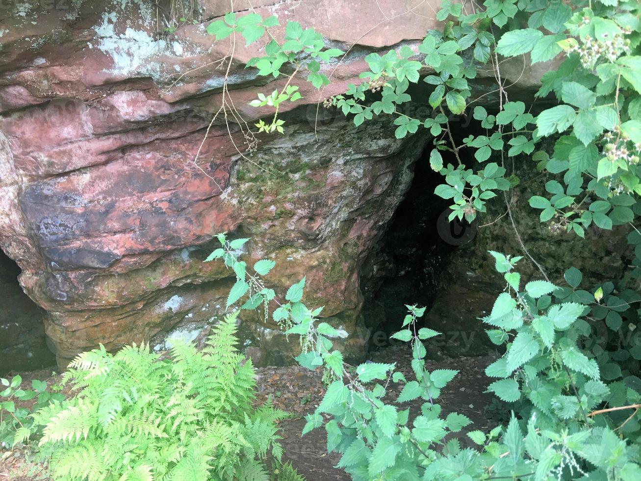 utsikt över bickerton hills i cheshire foto