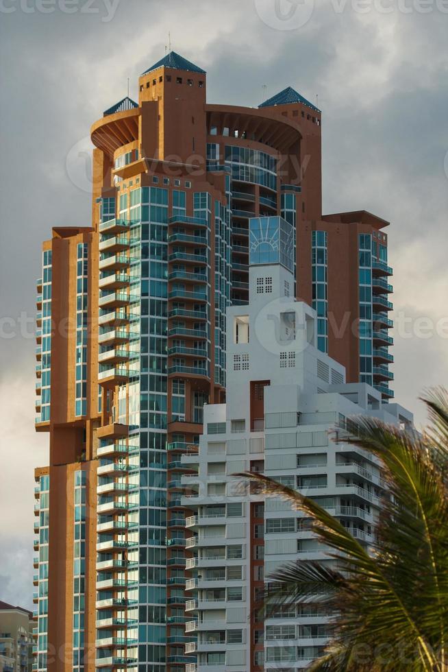 byggnad, Miami. foto
