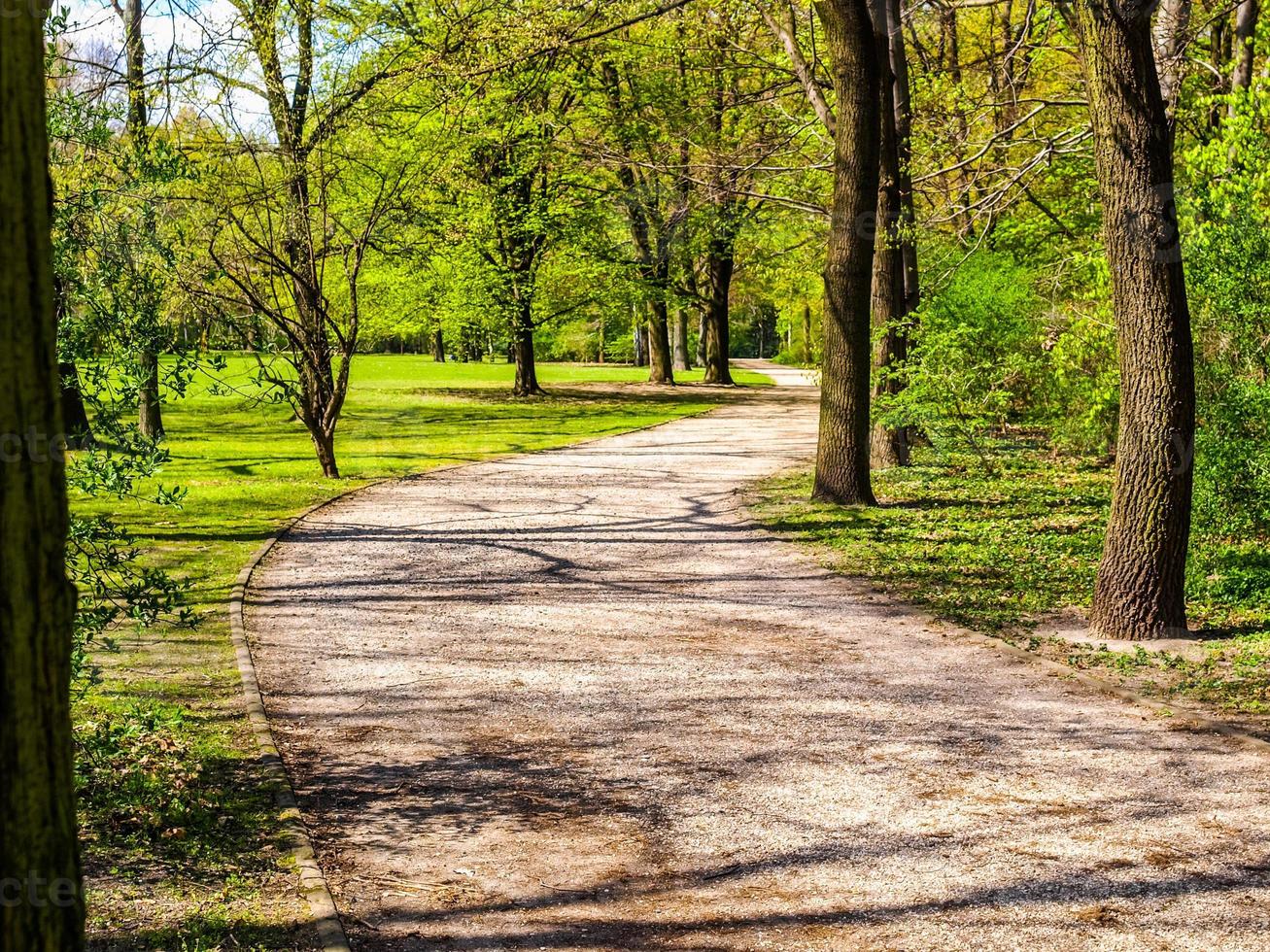 hdr tiergarten park, berlin foto