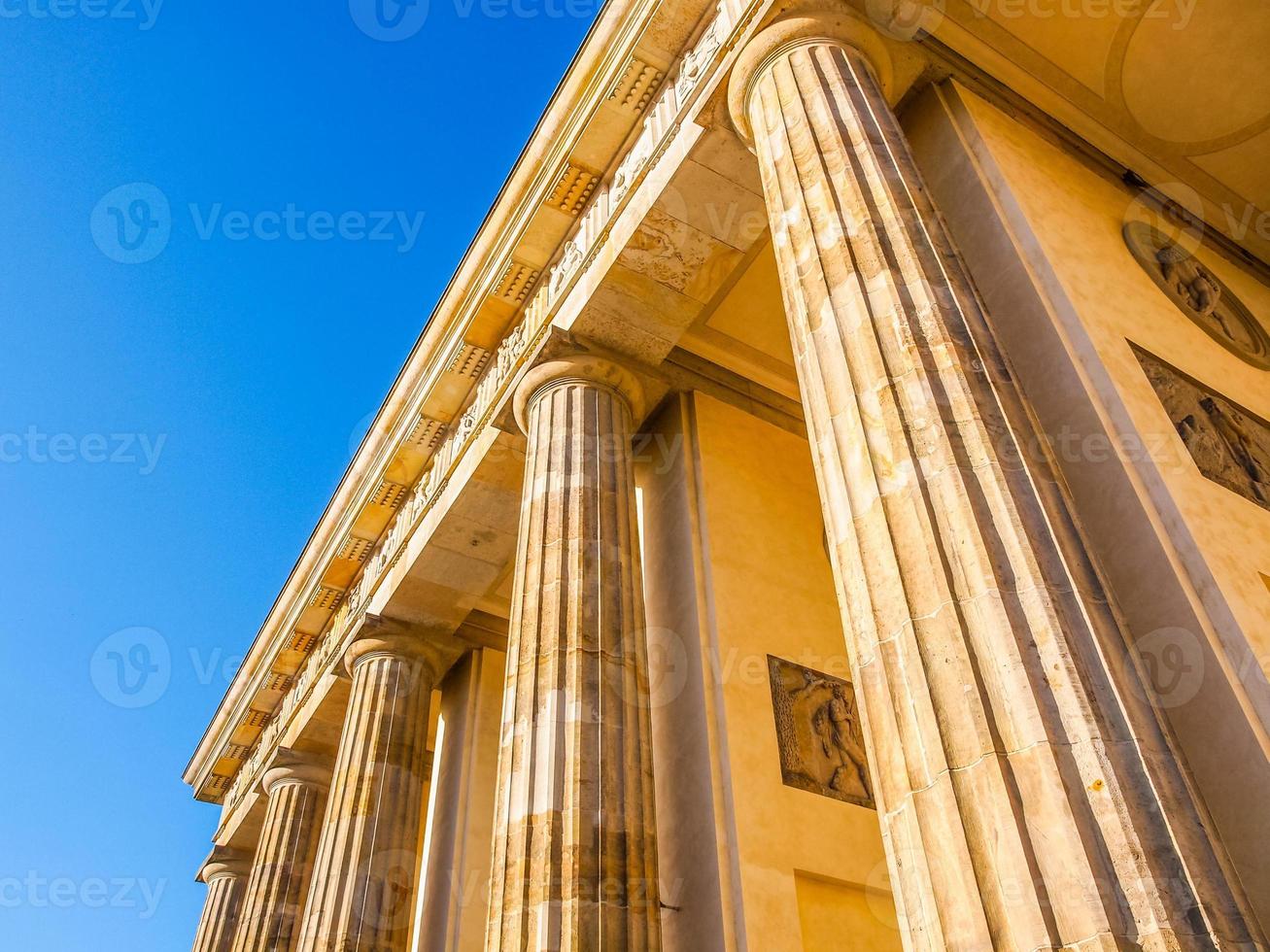 hdr brandenburger tor berlin foto