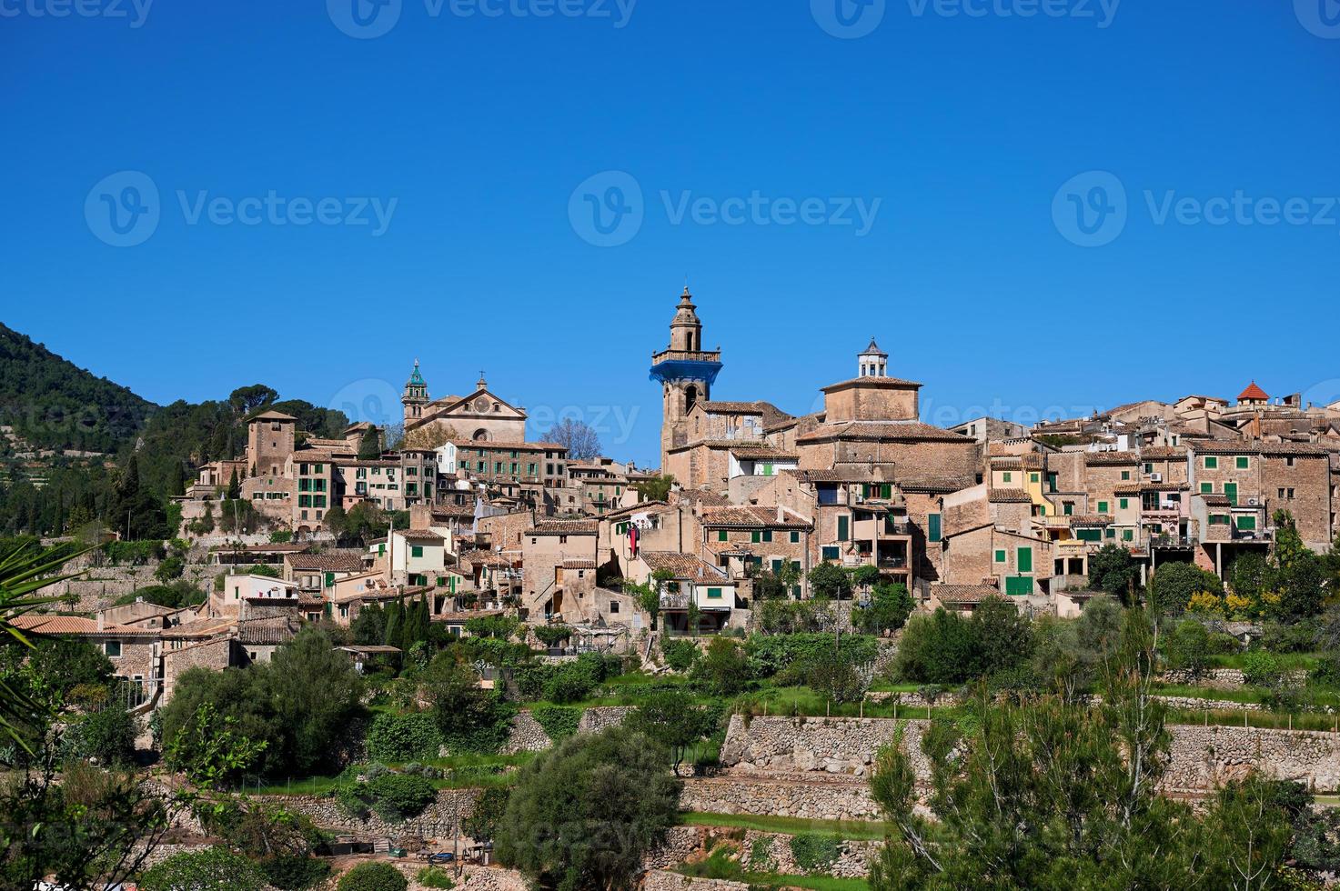 byn valldemossa på Mallorca, Spanien foto