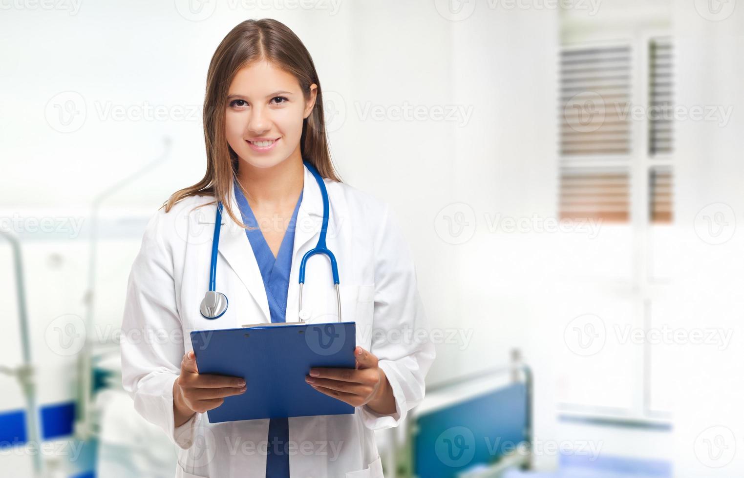 le kvinnlig läkare foto