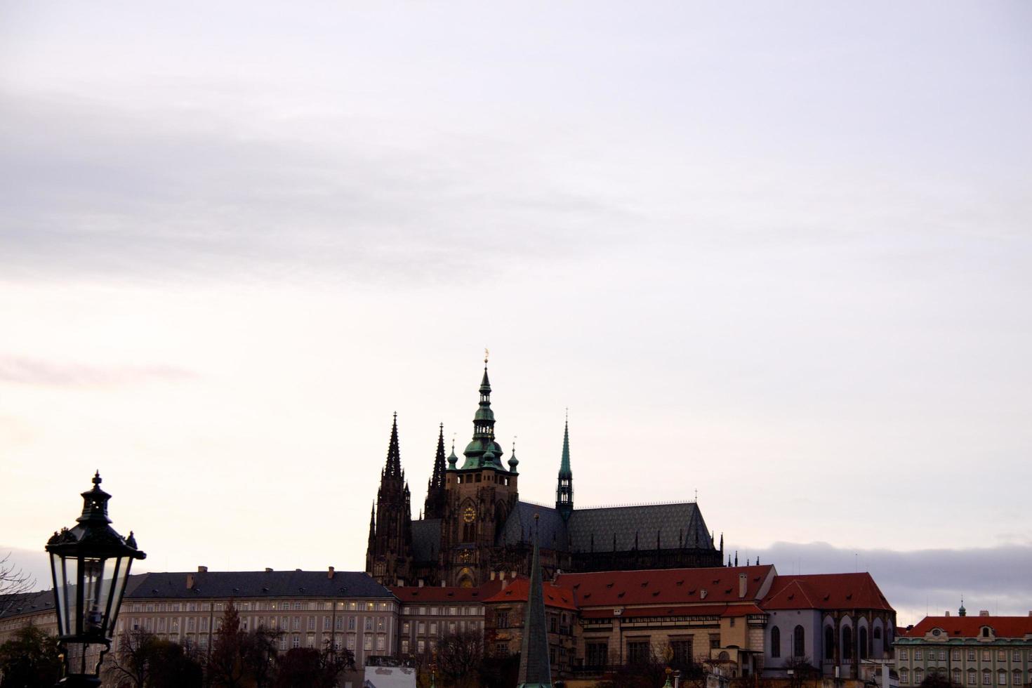 gamla Prags stadsutsikt foto