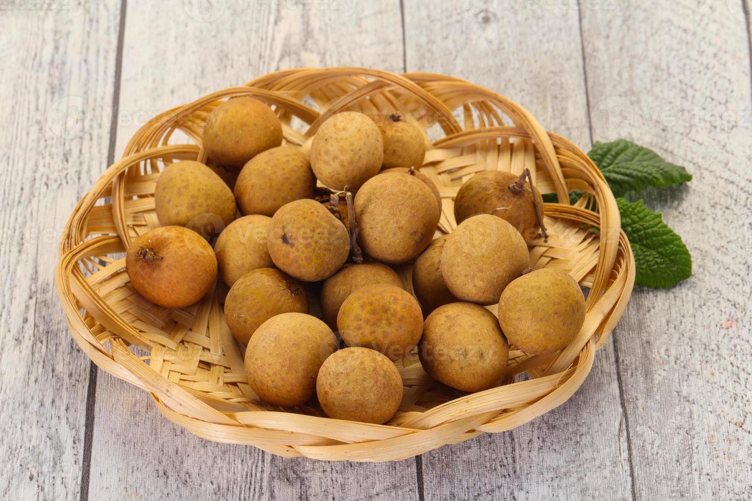 tropisk frukt longan foto