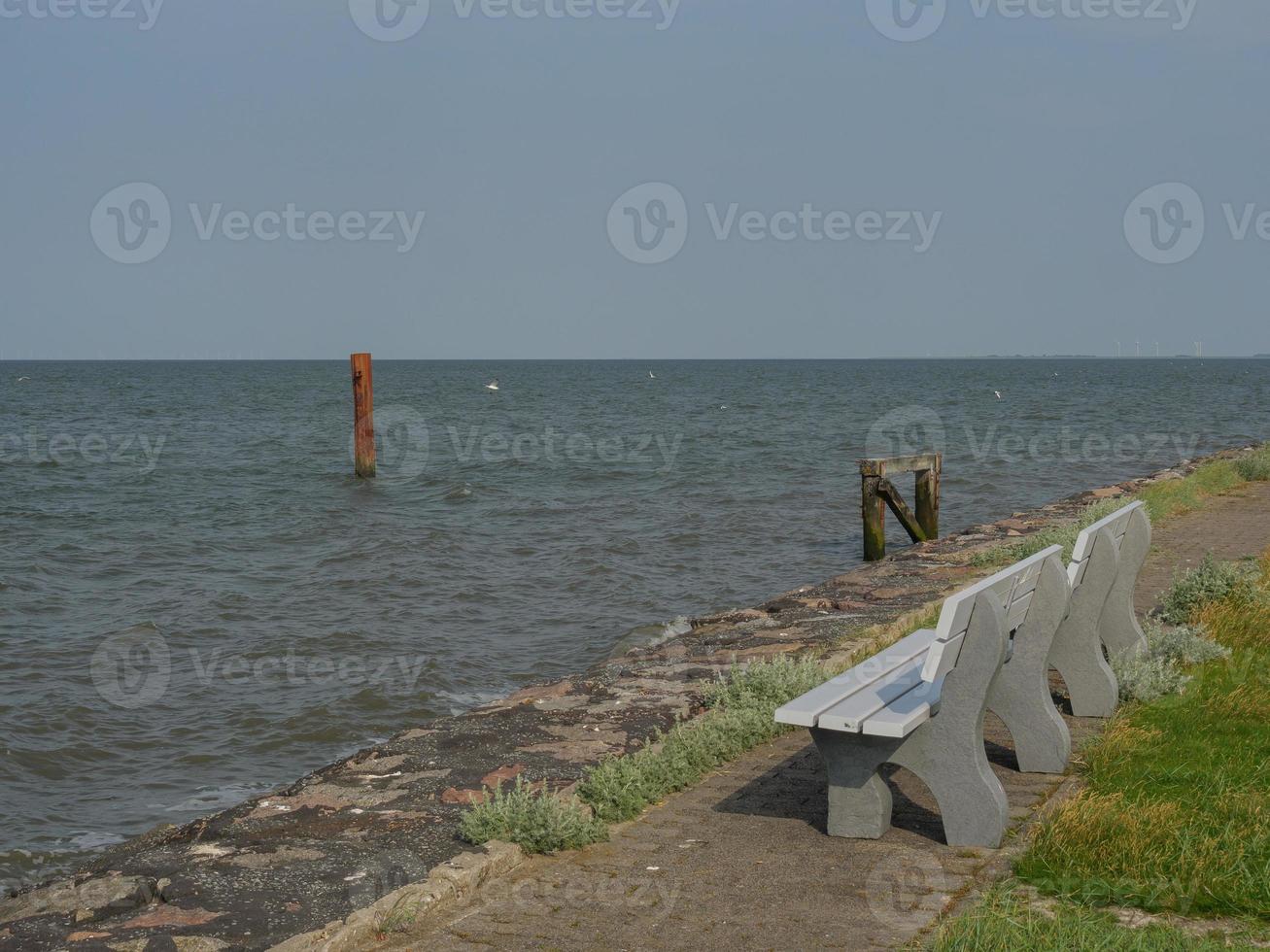 hallig hooge i tyska Nordsjön foto