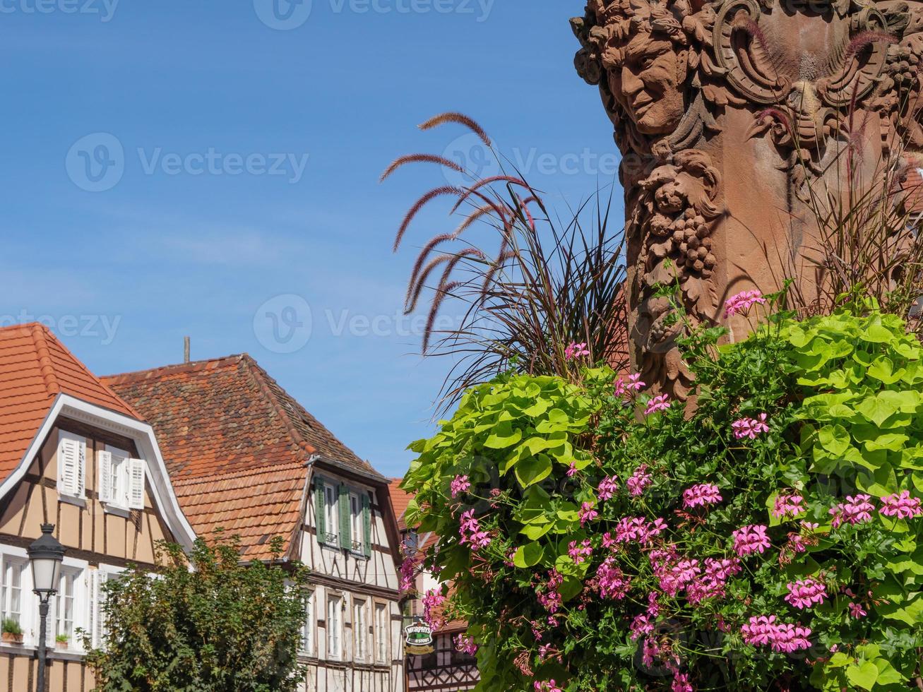 wissembourg i franska alsace foto