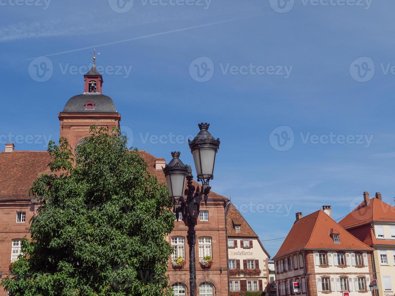 wissembourg i franska alsace foto