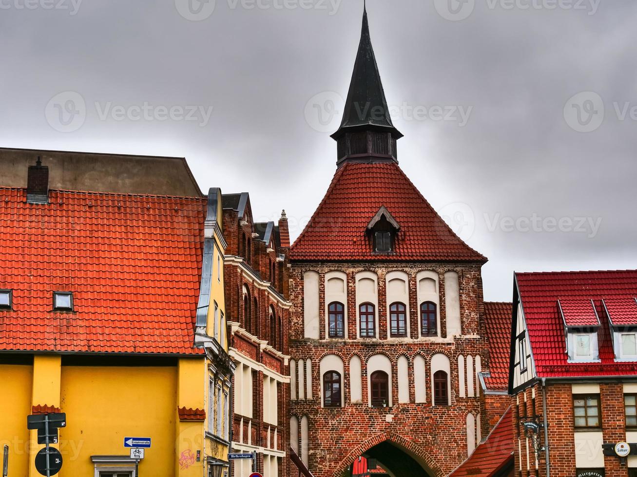 staden stralsund i tyskland foto