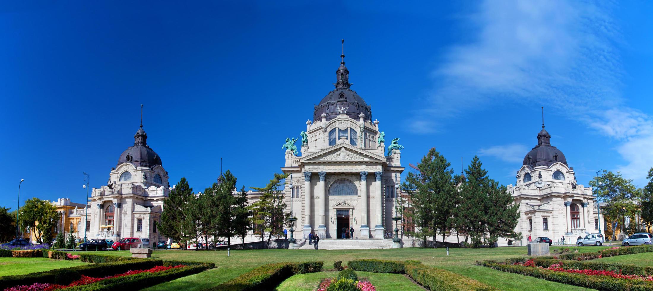 budapest, ungern, 2022 - szechenyi termalbad, budapest, ungern foto