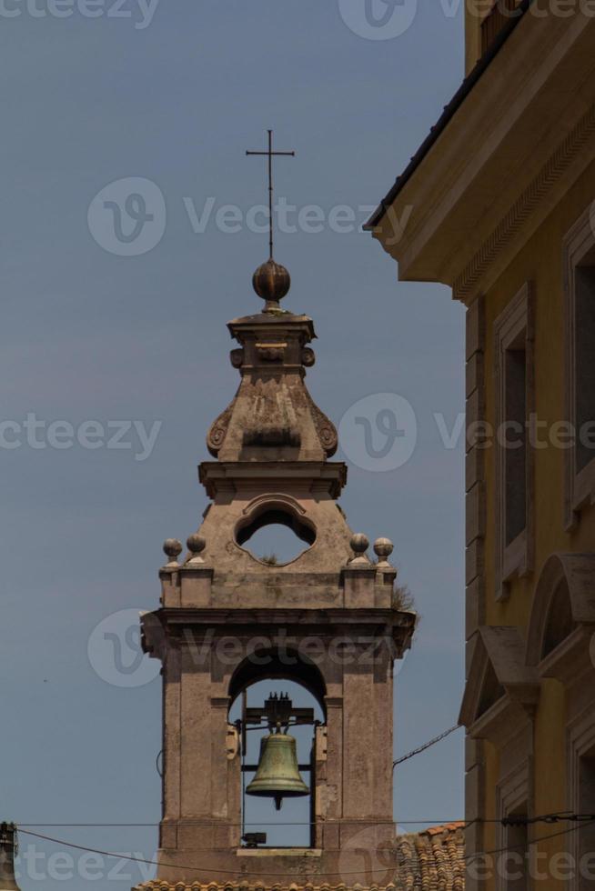 stor kyrka i centrum av Rom, Italien. foto