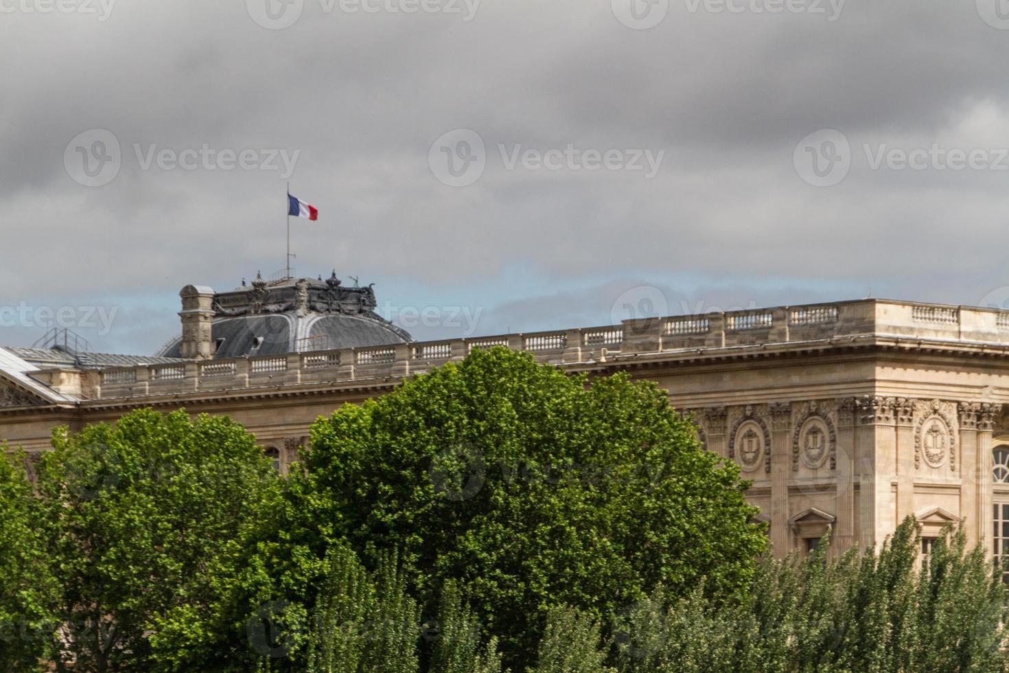 historisk byggnad i Paris Frankrike foto