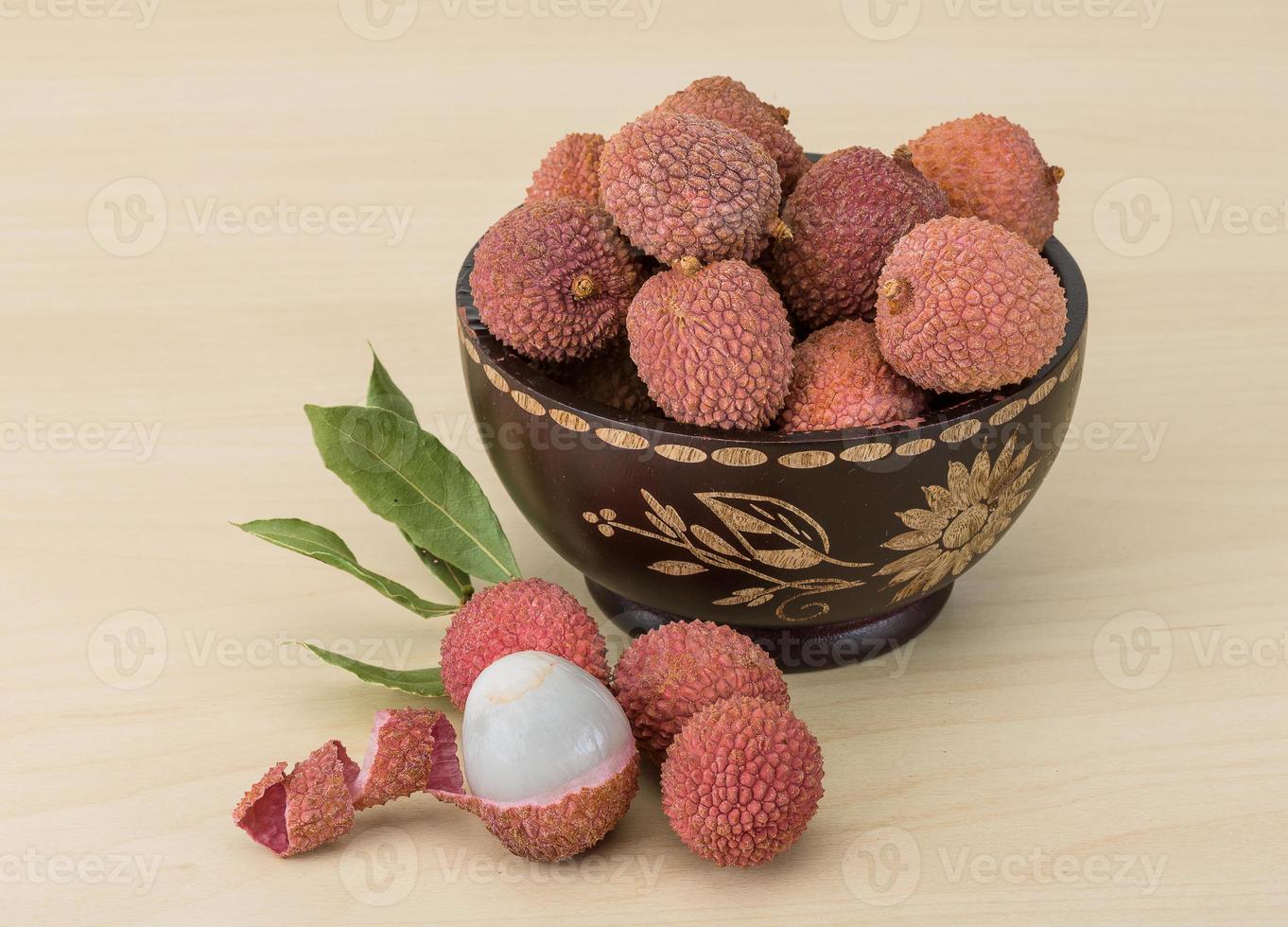 tropisk frukt - litchi foto