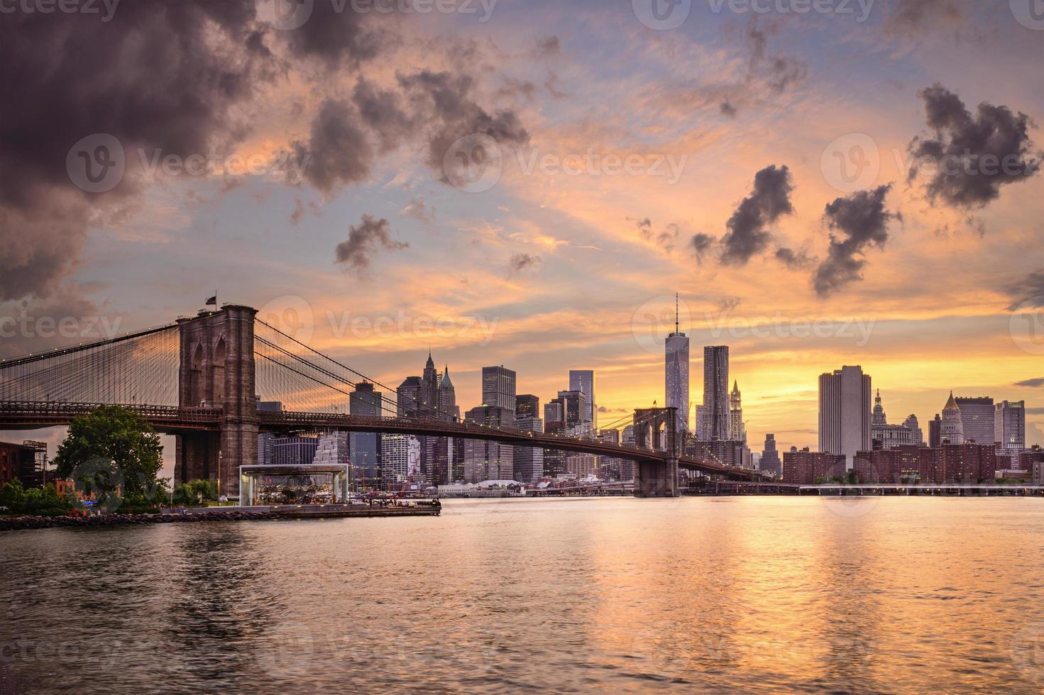 new york city skyline foto