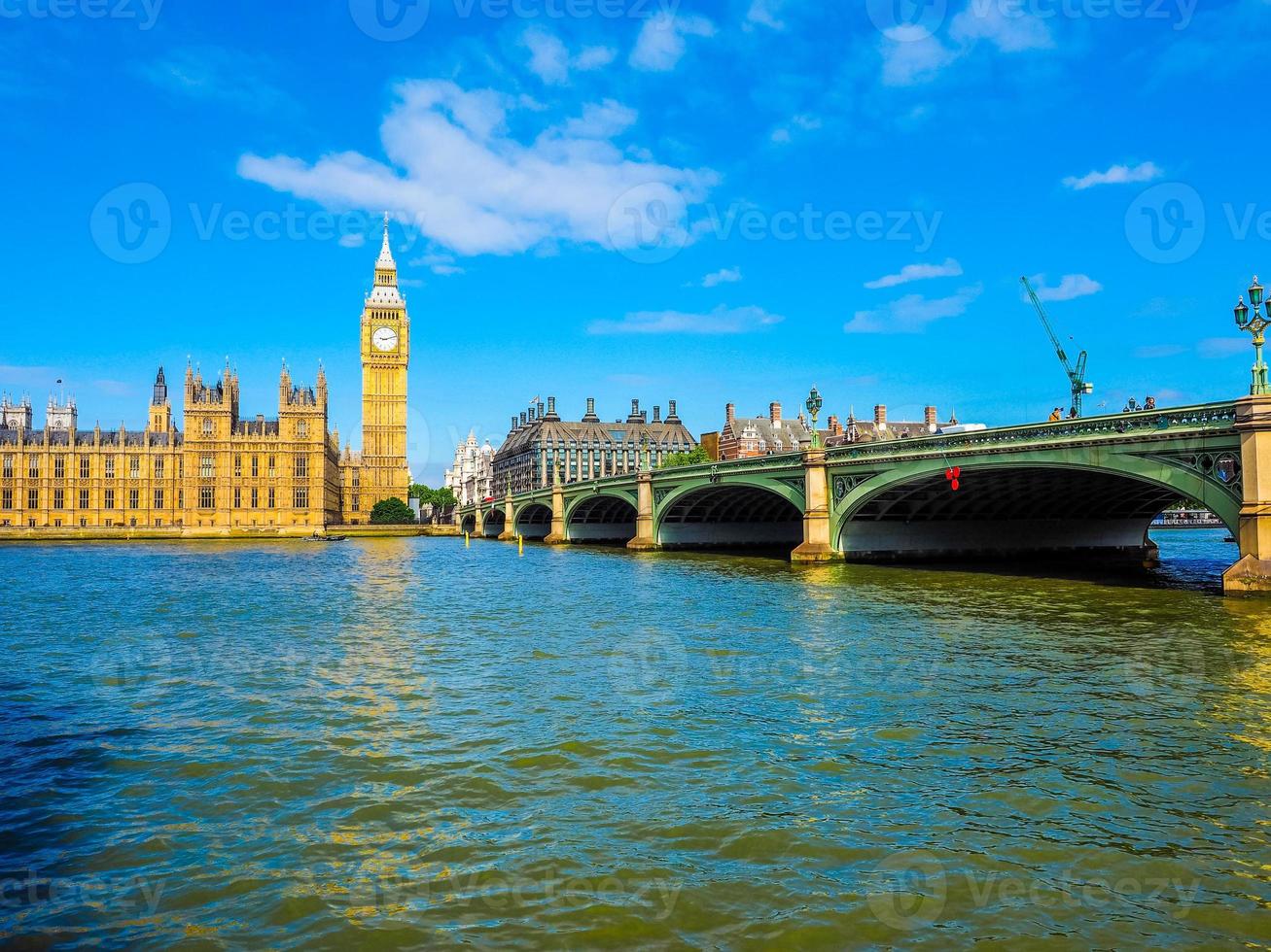 hdr parlamentets hus i london foto