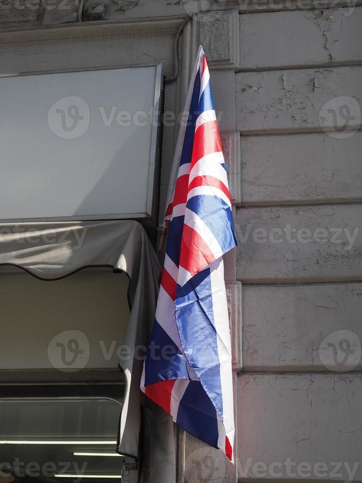 union jack flagga i Storbritannien foto