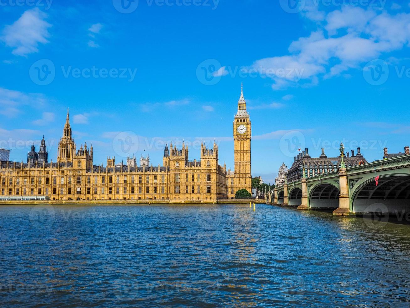 hdr parlamentets hus i london foto