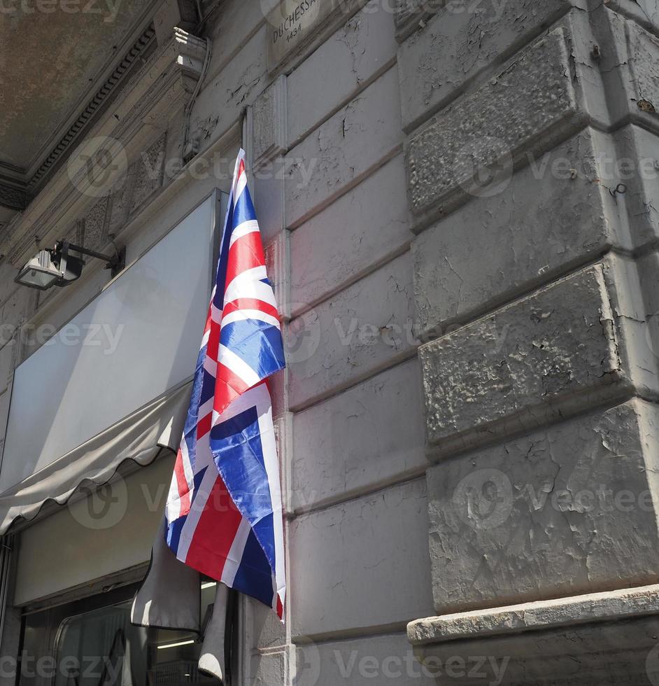 union jack flagga i Storbritannien foto