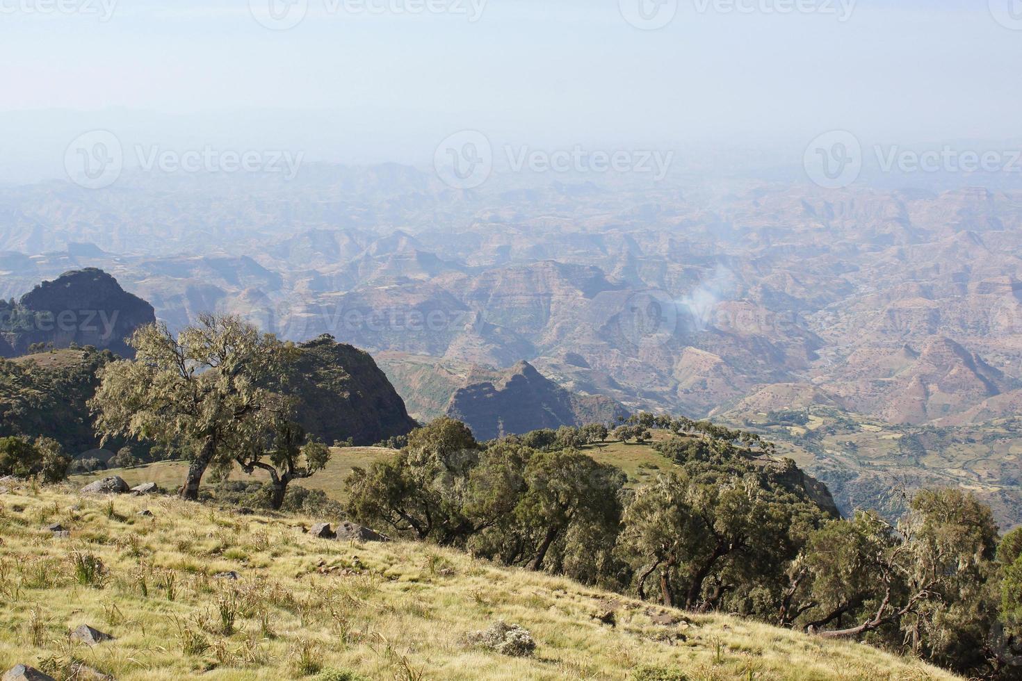 Semien Mountains nationalpark, Etiopien, Afrika foto