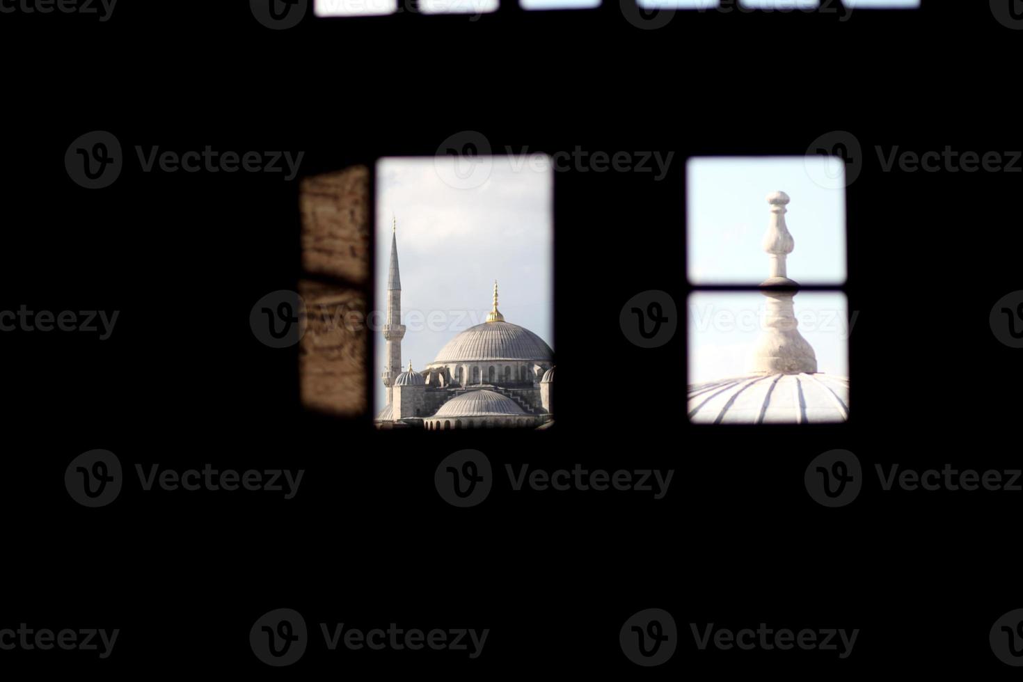 blå moskén istanbul foto