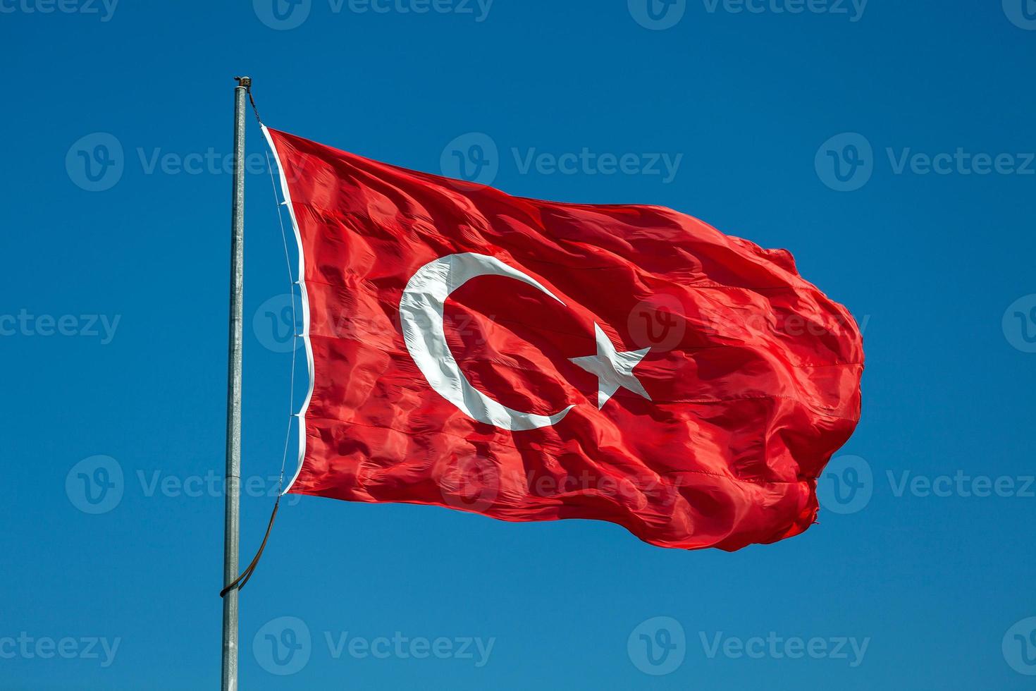 turkiska flaggan foto