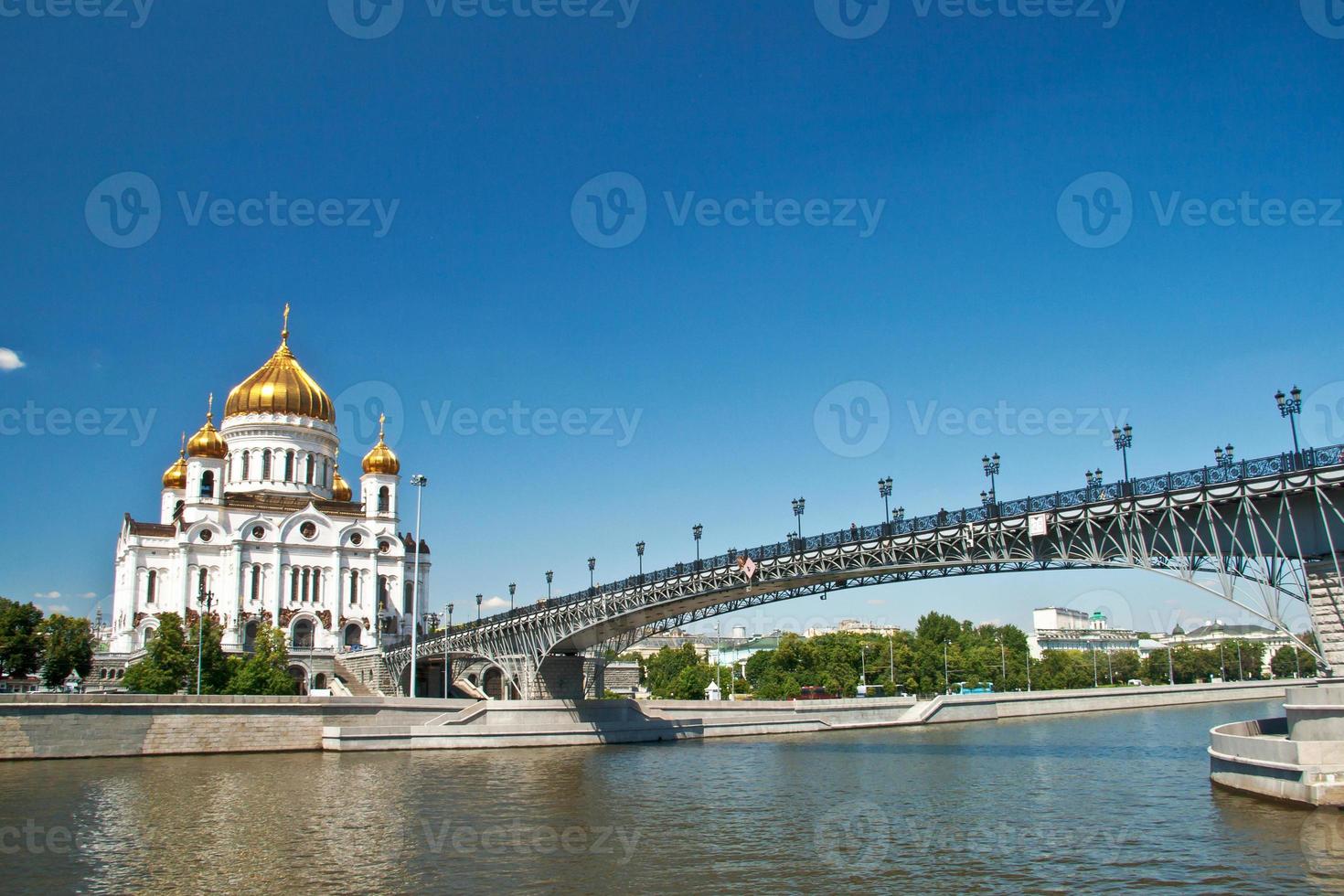 katedralen av Kristus frälsaren i Moskva, Ryssland. foto