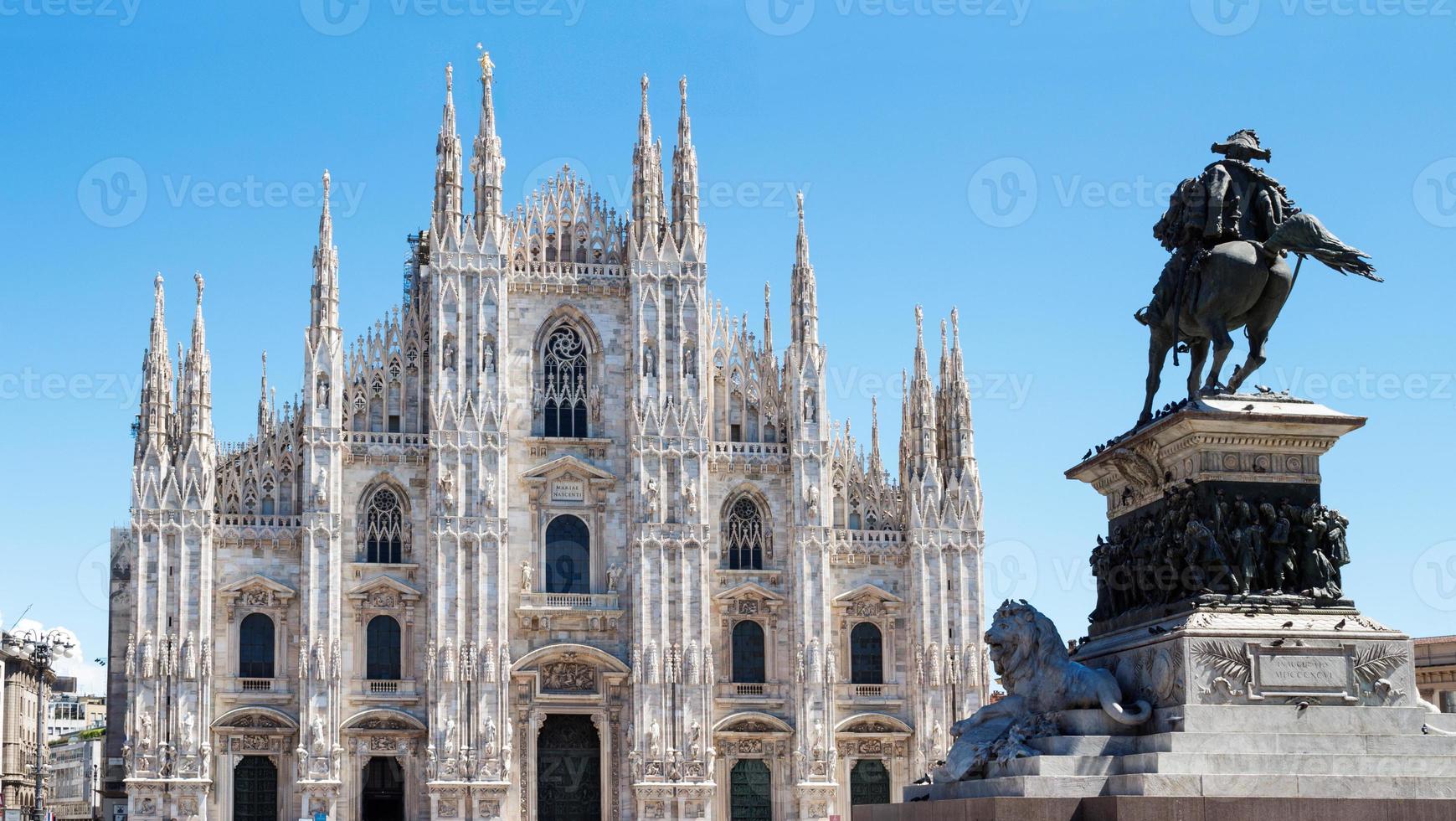 Italien. milan duomo. katedral foto
