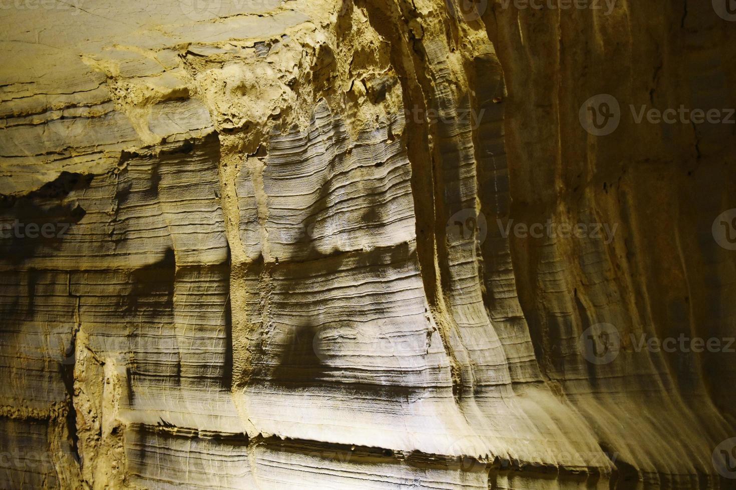 en grotta belägen vid belum, kurnool ap i Indien foto