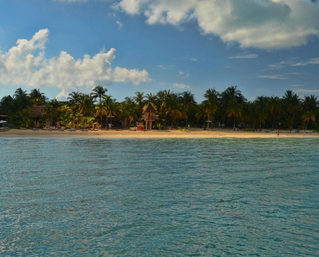 puerto morelos mexico strand foto