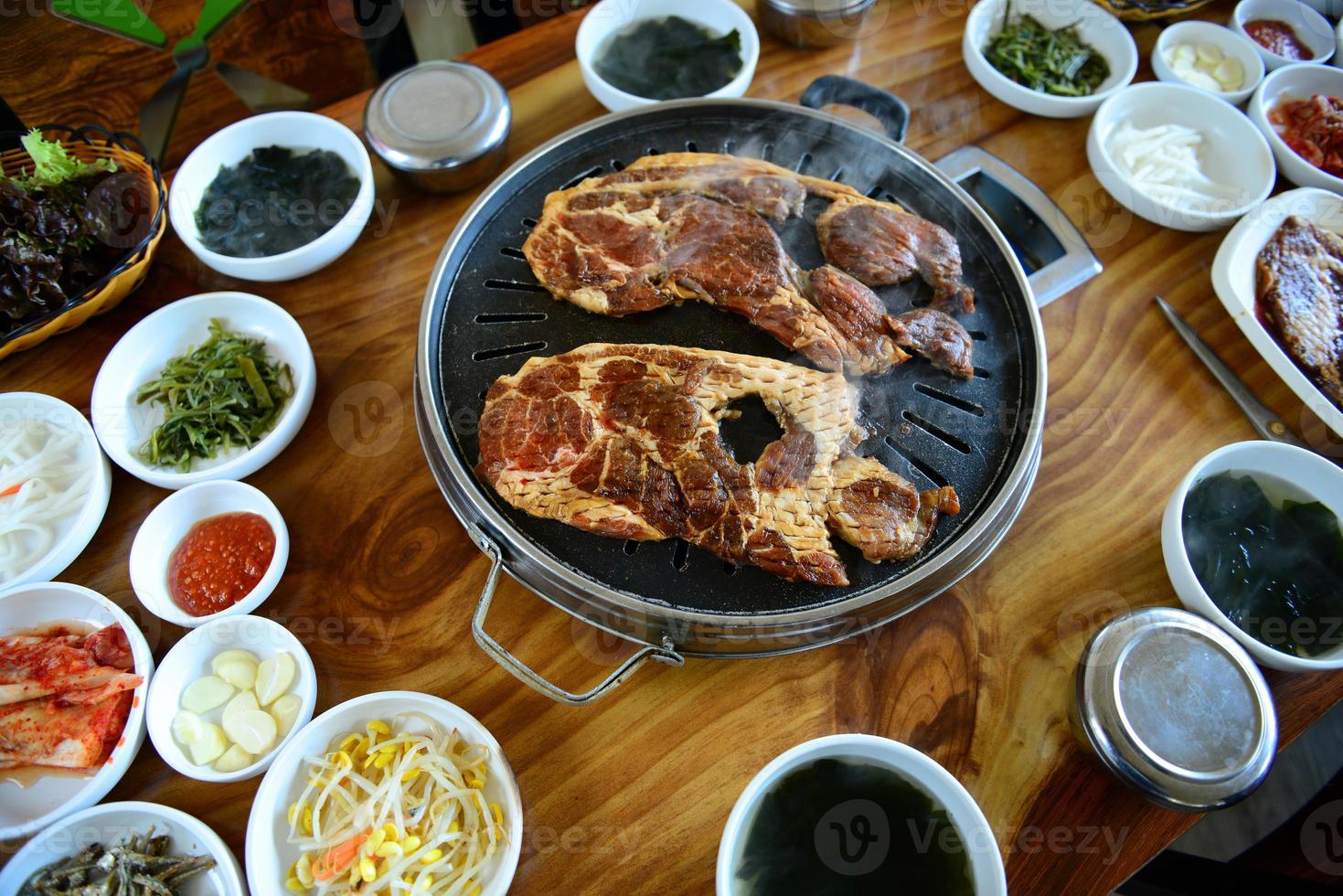 koreansk grillfest foto