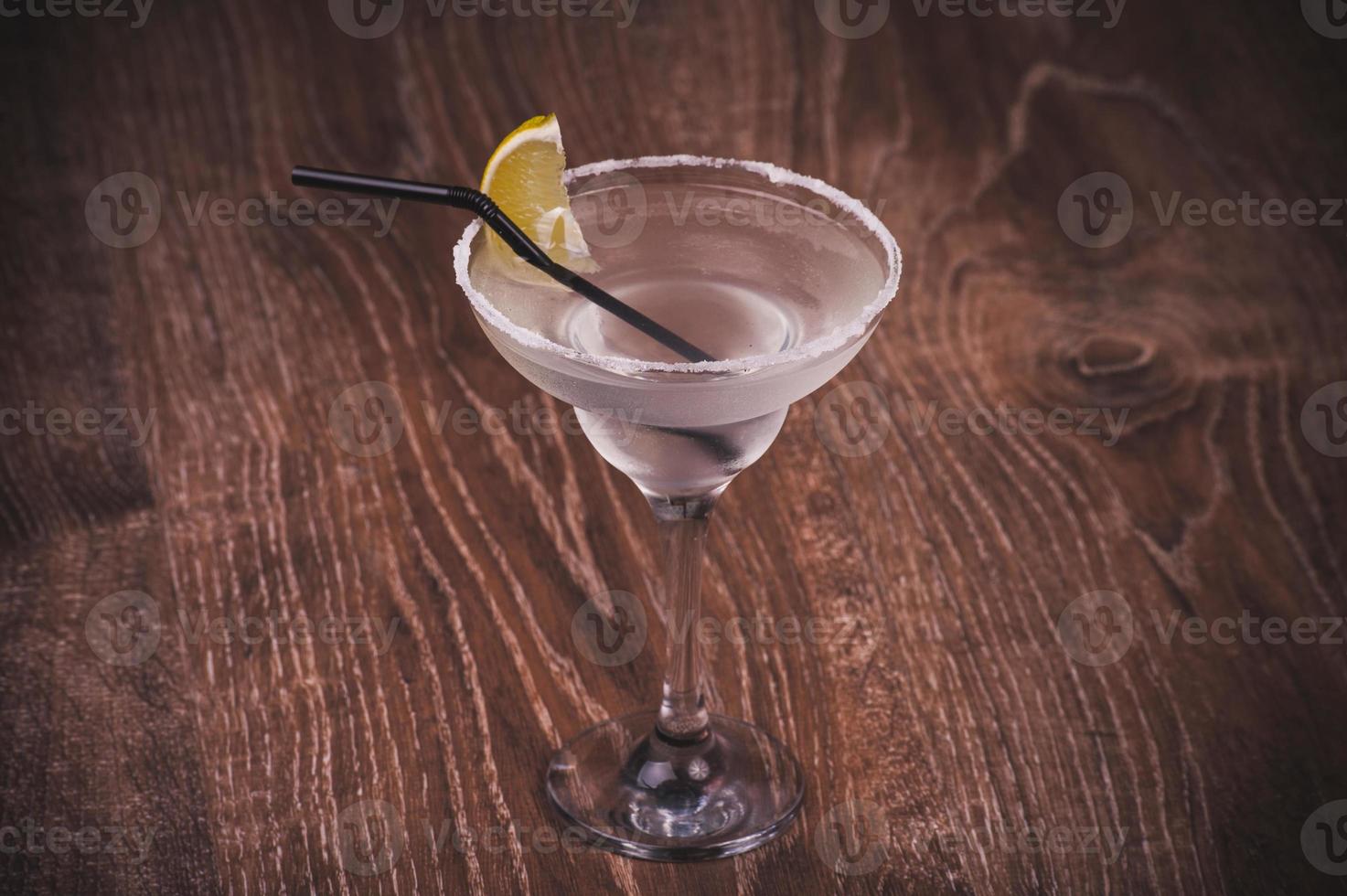 margarita cocktail i högt glas foto