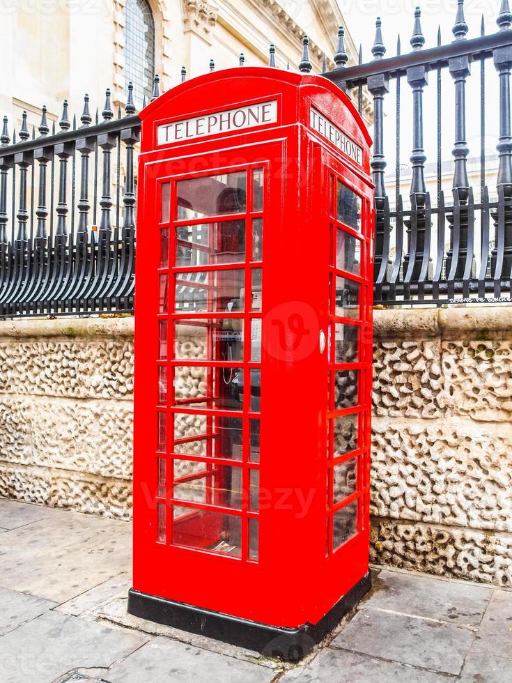 hdr london telefonbox foto
