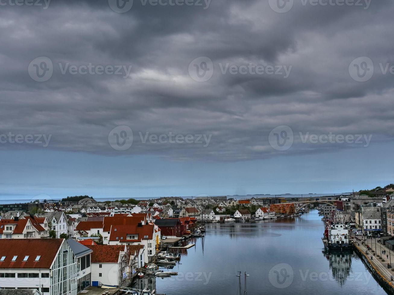 staden haugesund i norge foto