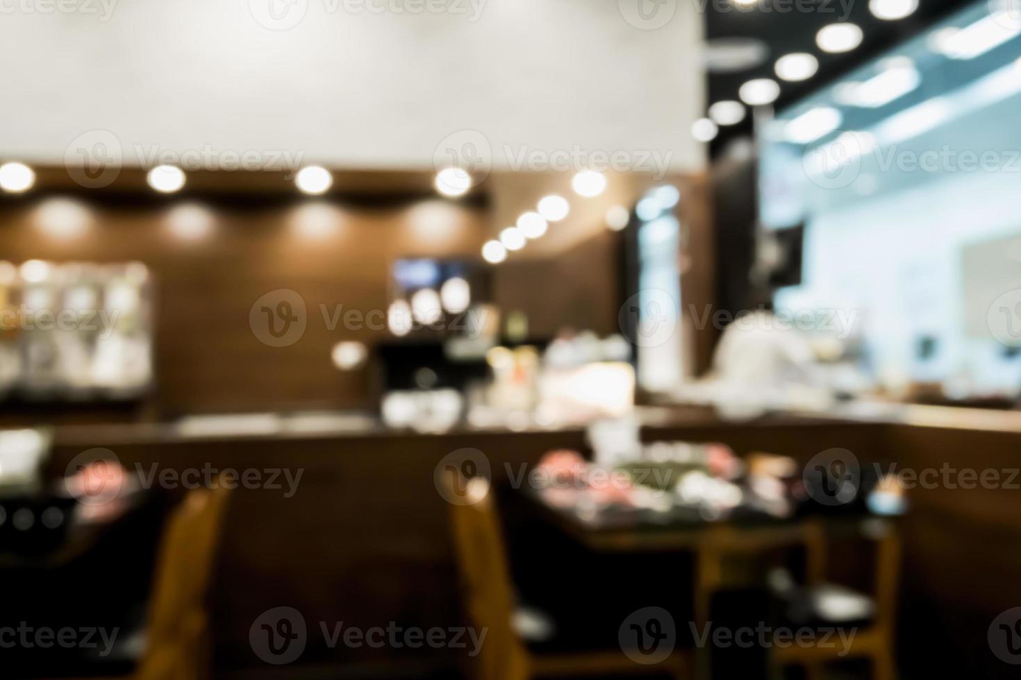 abstrakt oskärpa kafé eller café restaurang interiör foto