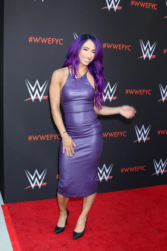 los angeles 6 juni - sasha banks på wwe för din övervägande event på tv academy saban media center den 6 juni 2018 i North Hollywood, ca foto