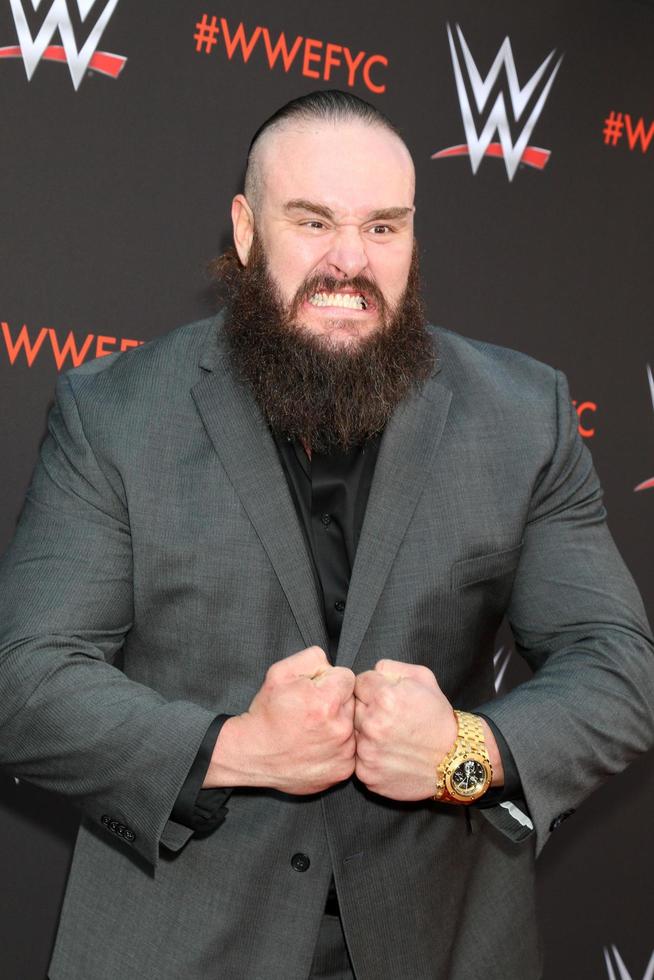 los angeles 6 juni - braun strowman på wwe för din övervägande event på tv academy saban media center den 6 juni 2018 i North hollywood, ca. foto