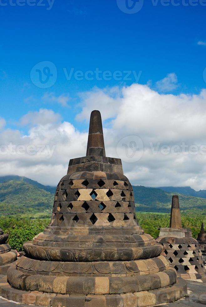 borobudur tempel i yogyakarta, indonesien foto