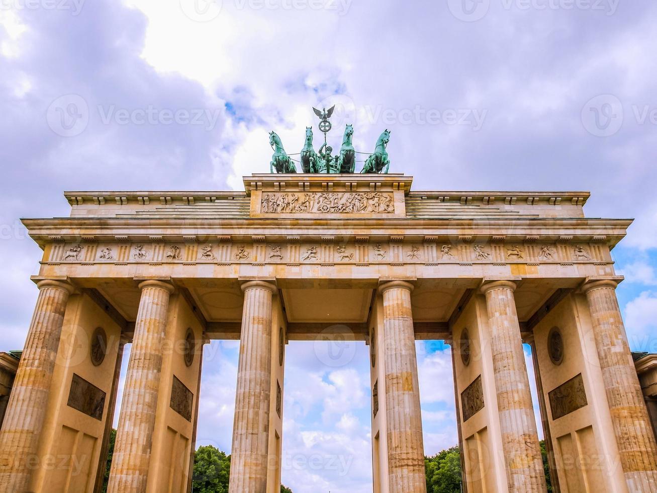 hdr brandenburger tor berlin foto