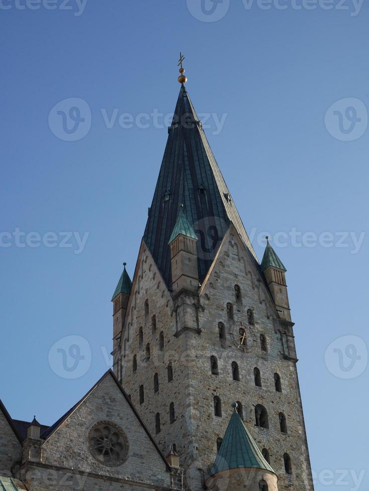 paderborn stad i tyskland foto