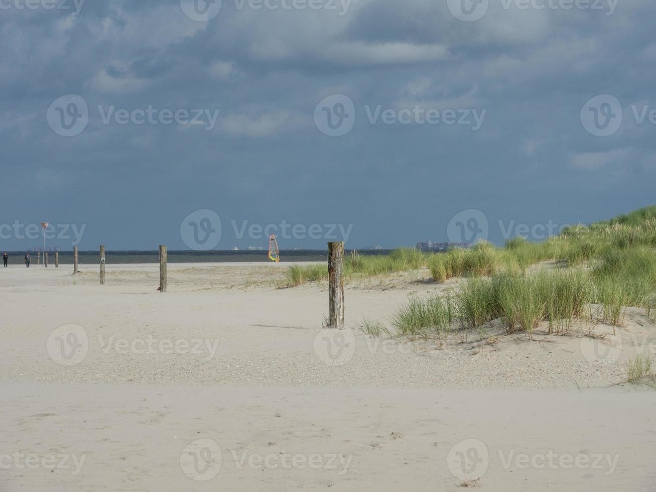 ön spiekeroog i tyskland foto