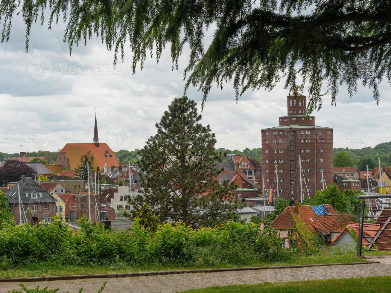 eckernfoerde vid Östersjön foto