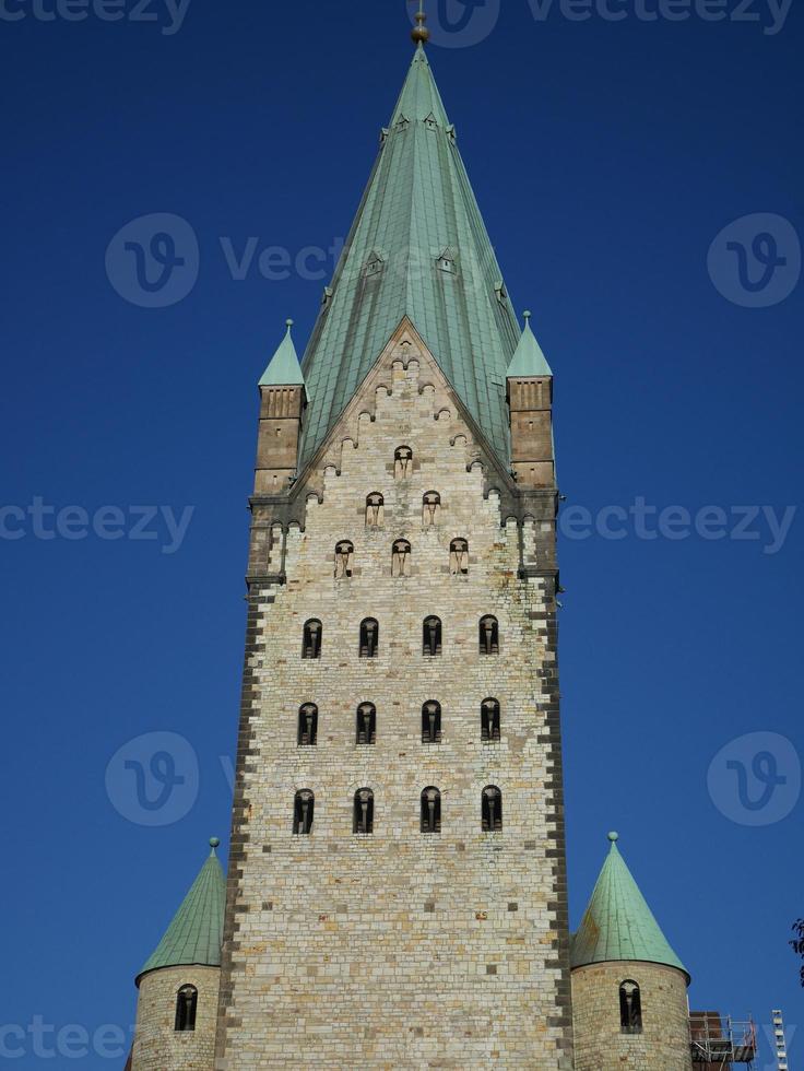 paderborn stad i tyskland foto