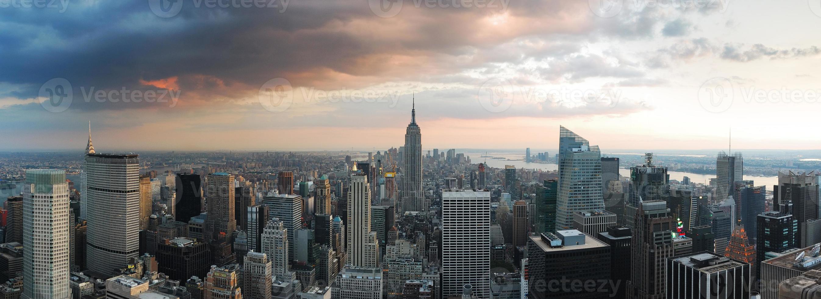 new york city skyline panorama foto