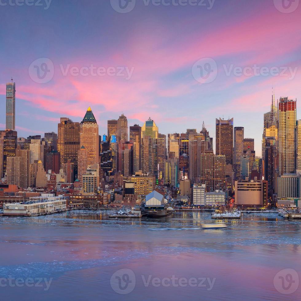 New York City med skyskrapor foto