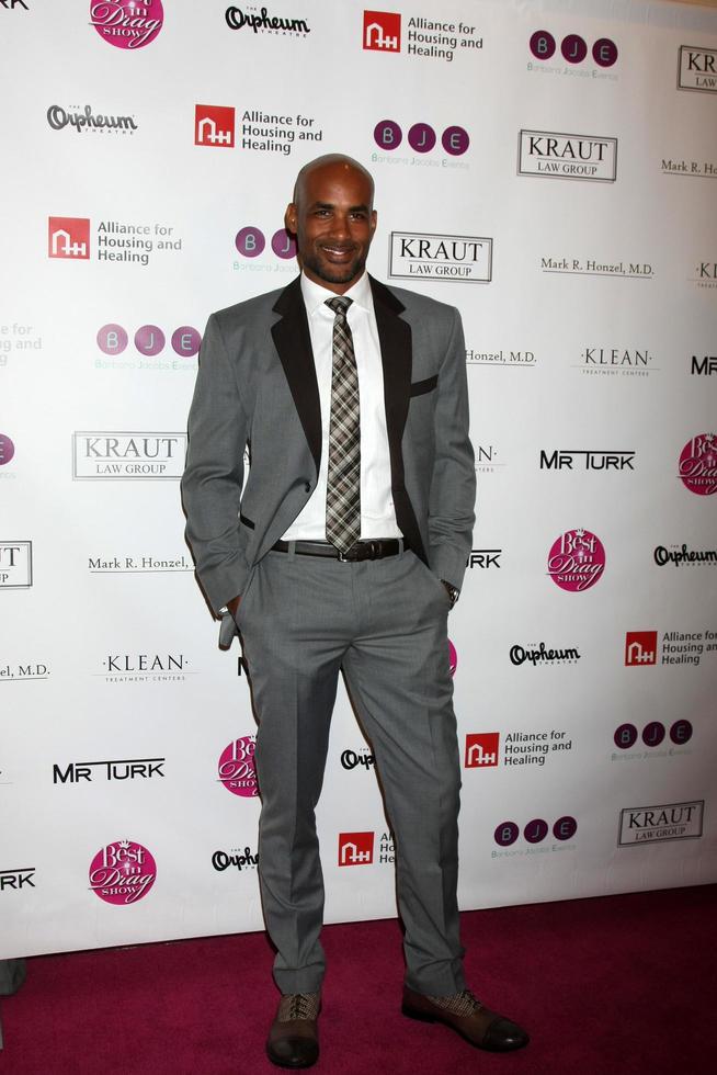 los angeles, 4 oktober - boris kodjoe på bäst i dragshow på Orpheum-teatern den 4 oktober 2015 i los angeles, ca foto